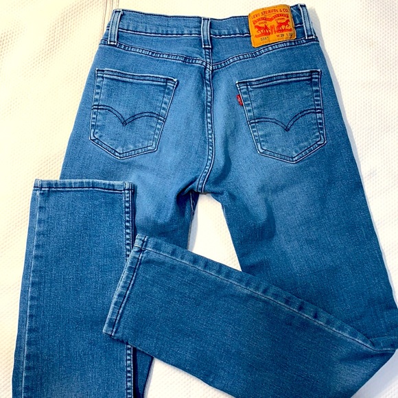 Levi's Denim - Levi’s 514 29X32 mom jean fit med wash